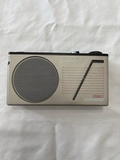 VINTAGE Sony SRF-45W Stereo SOUNDABOUT Pocket Transistor AM/FM Radio