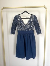 Eliza J Women's Fit & Flare Size 4 Cocktail Evening Formal Wedding Guest Dress