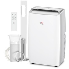 HOMCOM 12,000 BTU Portable Air Conditioner Unit with Remote, 24H Timer, 35m²