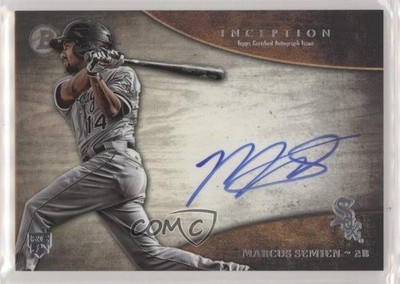 2014 Bowman Inception Rookie Marcus Semien #RA-MS Auto RC 1l5