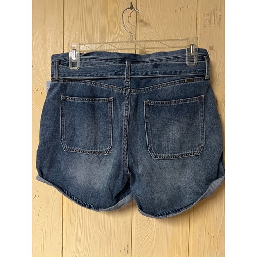 Pantalones Cortos Kancan 12 31 Tiro Alto Denim Mamá Jean Sandra Corbata Cintura Bellete Verano NUEVO - Imagen 8 de 12