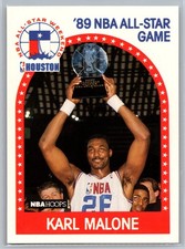 Karl Malone 1989-90 Hoops BASKETBALL #116 Utah Jazz HOF