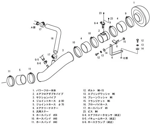Limpiador de aire de succión HKS Racing para Honda Civic Type R Euro ABA-FN2 ... - Imagen 2 de 4