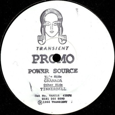 Power Source - Granada / Tinkerbell - UK Promo 12'' Vinyl - 1996 - Transient R...