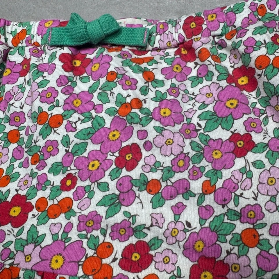 Mini Falda Falda Falda Falda Mini Boden Floral Blanca Roja Verde 100% Algodón Talla 8-9 Años Foto 4 de 4