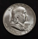 1951 S Franklin Half Dollar Choice BU  Lot 2745