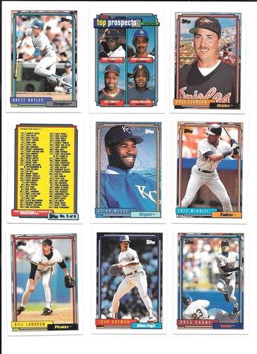 1992 Topps Baseball Trading Cards / Choose #s 601 - 792 / mb16 - Picture 62 of 119