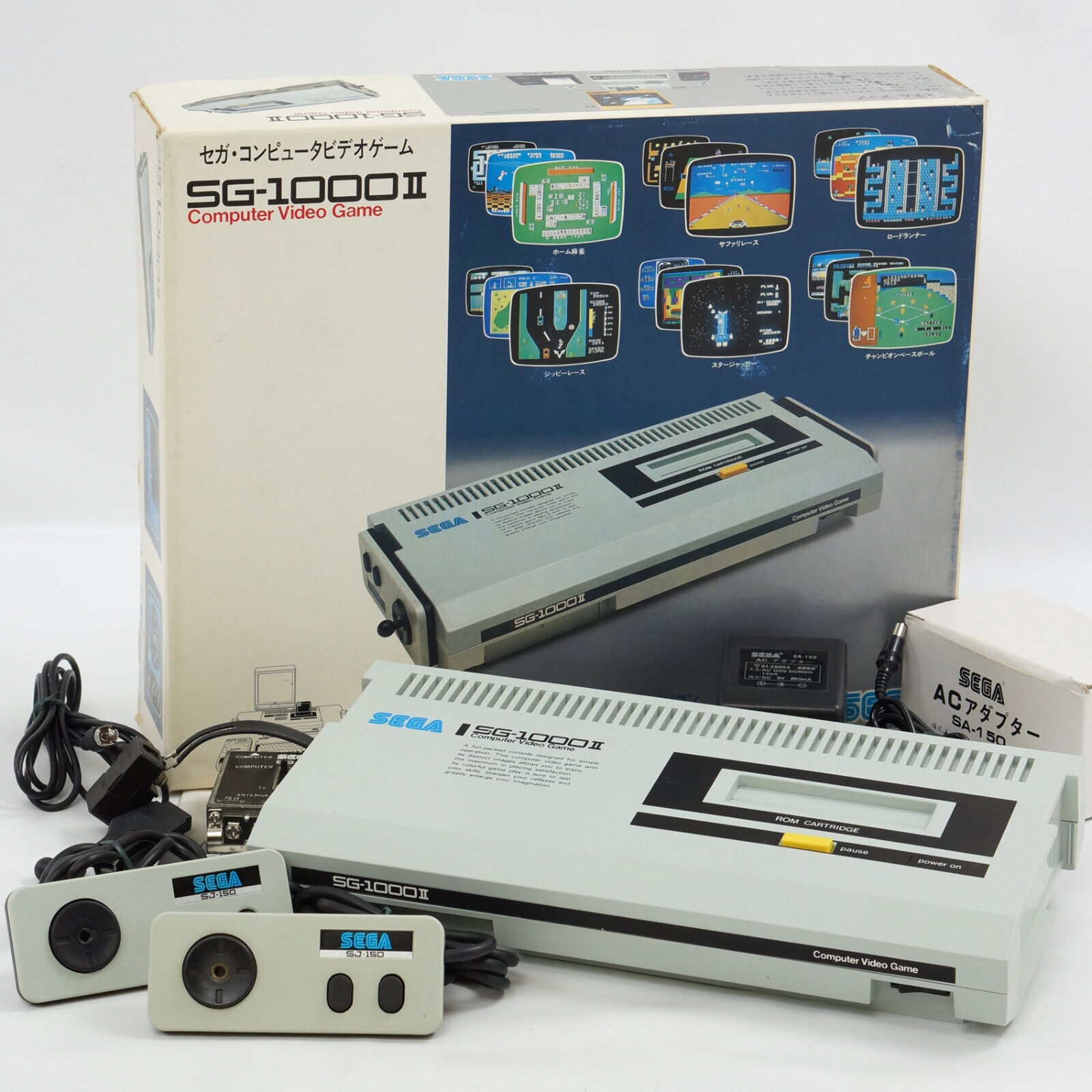 SEGA SG 1000 II Console Boxed Tested System 1448946