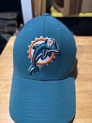 NFL Miami Dolphins Reebok Onfield Baseball Cap Hat Adjustable Size