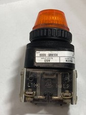 ALLEN BRADLEY 800H-QRH10A PILOT LIGHT AMBER LED 120V FULL VOLTAGE SERIES F