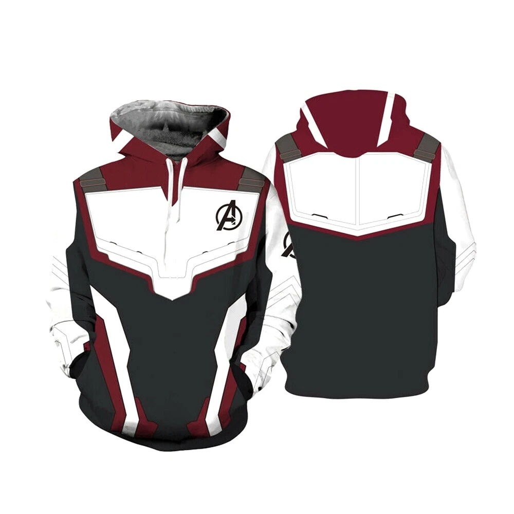Mens Tracksuit Cosplay Costume The Avengers 4 Endgame Hoodie