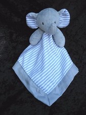 Circo Gray White Striped Elephant Lovey Security Blanket 14x14 Target