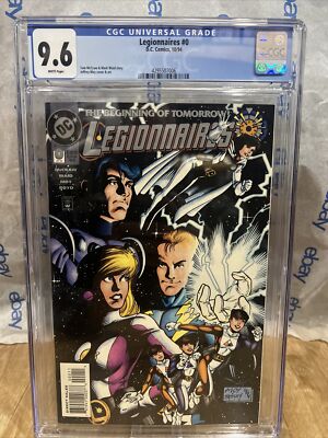 Legionnaires #0 (1992-2000) CGC 9.6 DC Comics New Slab 1994
