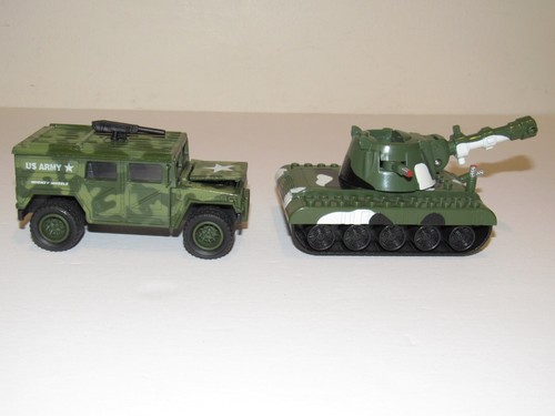 World War II Toy Tank House Jeep US Army Plastic WW2 Lot Playset - Picture 10 of 14