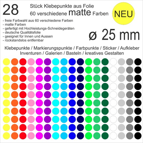 Aufkleber-Punkte Aus Folie – 88 Stück, Beige Matt, Rund 15 Mm – Selbstklebend, Wetterfest Für Innen & Außen, Zum Organisieren, Basteln, Dekorieren