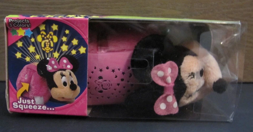 Minnie Mouse MINI Travesseiro Animais de Estimação Dream Lites com Clipe Suspenso - Novo Sem Bateria - Imagem 4 de 4