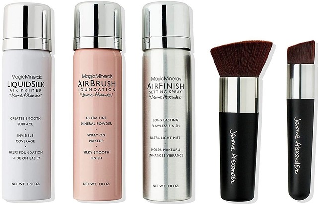 Magic Minerals Jerome Alexander Airbrush Deluxe Set Foundation 4 Piece