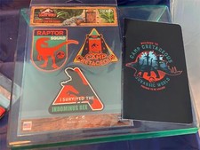 Universal Studios Jurassic World Park Camp Cretaceous Stickers Notebook New