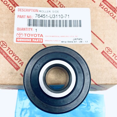 reyes311d 4unit ② TOYOTA 76451-U3110-71 FORKLIFT SIDE ROLLER BEARING GENUINE