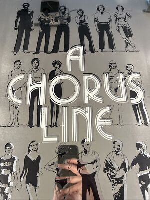 【アート】A CHORUS LINE SHUBERT THEATRE RARE ORIGINAL A CHORUS LINE SILVER MIRROR 1977 BROADWAY SHUBERT