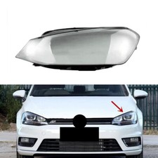 Left Headlight Lens Cover Housing Shell Glue For VW Golf7 Golf R GTI 2015-2017