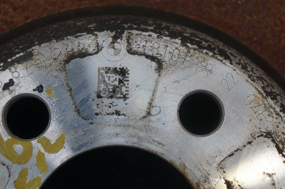 Rotor de freio a disco traseiro esquerdo fabricante de equipamento original 6875283 BMW 750i XDrive G12 2016-2022 - Imagem 2 de 4