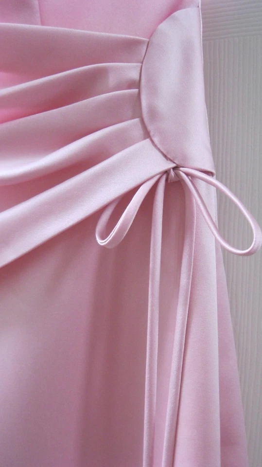 Vestido vintage Alfredo Angelo rosa graduación/dama de honor/formal sin mangas talla 4 Foto 2 de 4