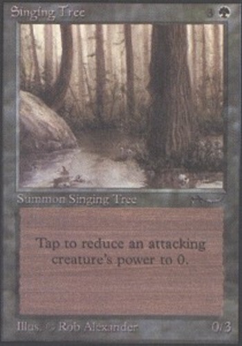 [1x] Singing Tree Slight Play, English Arabian Nights MTG Magic