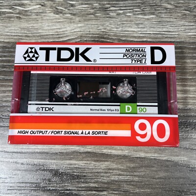 TDK D 90 (1986) VS II TYPE I BLANK CASSETTE TAPE (1) (SEALED) | eBay