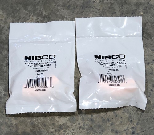 Qty.2 NIBCO 6062-CB 3/4” Elbow Fitting, 45 Deg., Wrot Copper, 3/4", FTG x C New