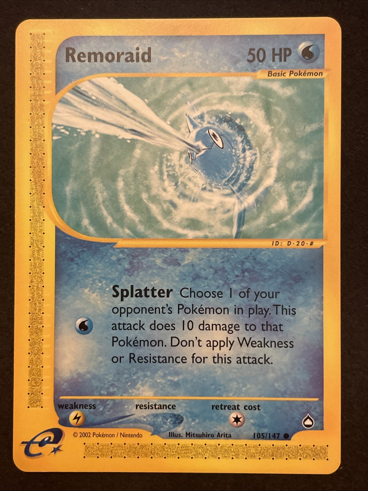 2002 Pokemon e-Series Aquapolis 105/147 Remoraid