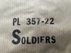 #31 Vintage MARX PLAYSET Paper Bag 4pcs SOLDIERS PL 357-12 (for fockwolf1)