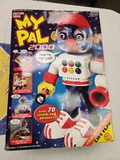 Vtg Complete My Pal 2000 Talking Toy Robot Marvel Entertainment 1999 W Box