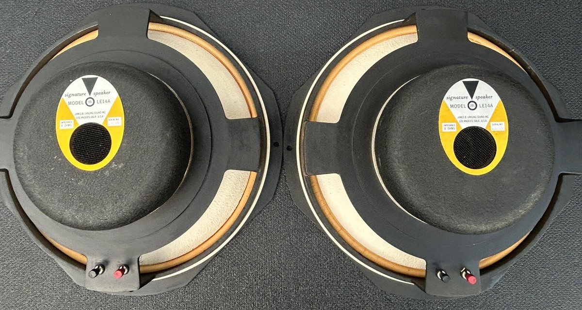 Pair of JBL LE14A Speakers 8 Ohm Lancer 99s. Excellent Pair of JBL LE14A Speakers 8 Ohm Lancer 99s. Excellent