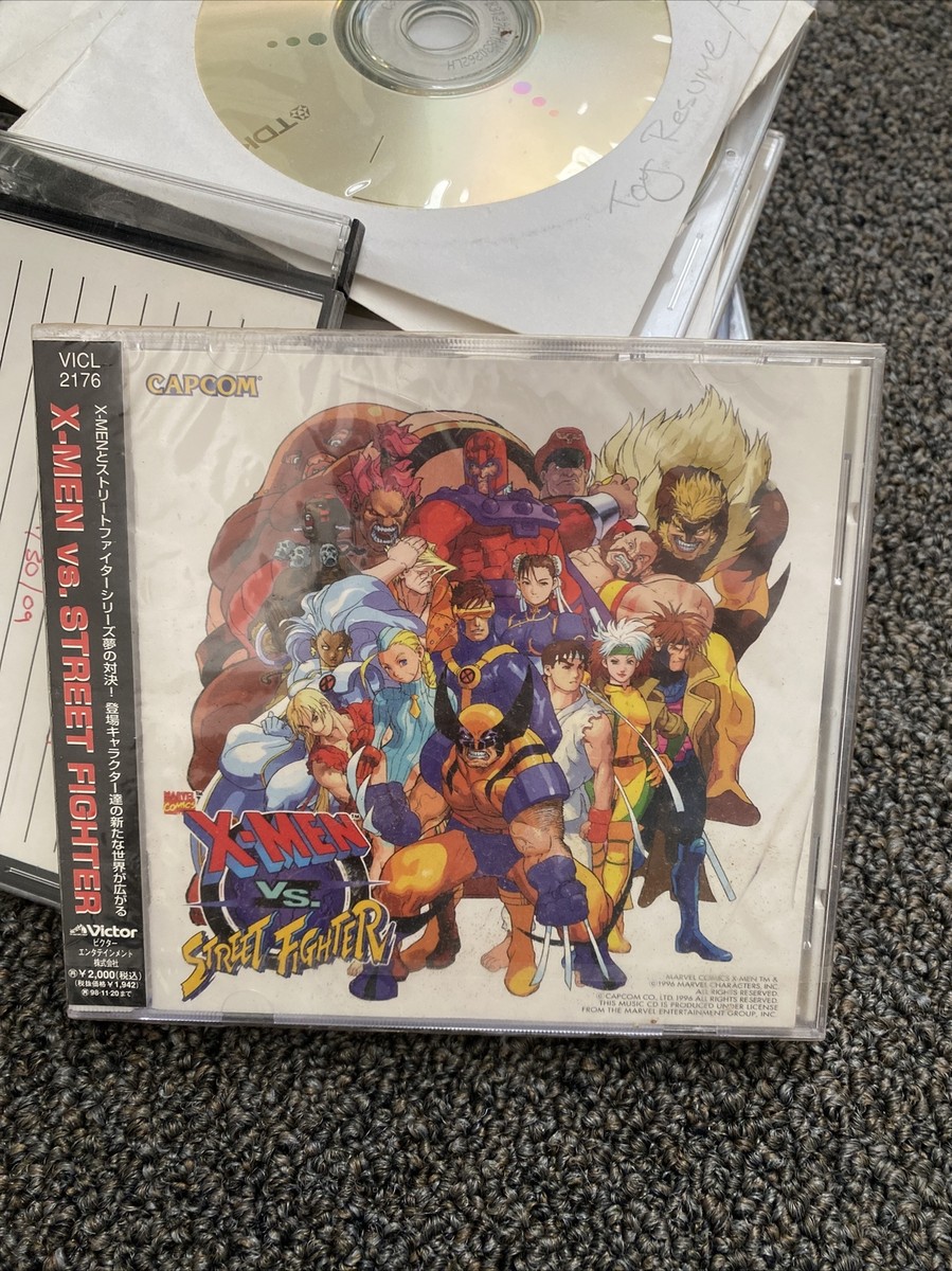 X-Men vs Street Fighter Sound Track CD Victor Capcom w/ Case