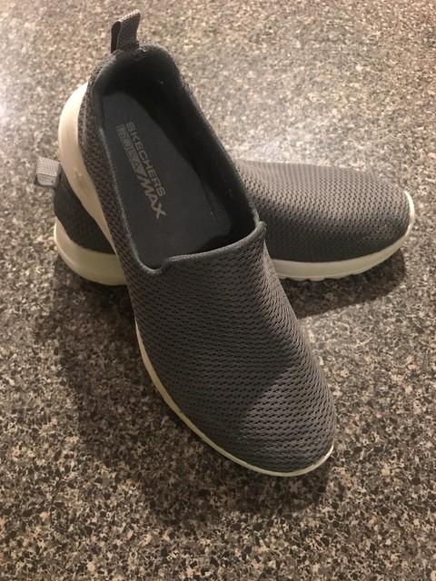 skechers goga max womens silver