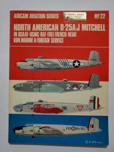AIRCAM AVIATION SERIES N°22 NORTH AMERICAN B-25A/J MITCHELL REVUE 1971 Army  - Afbeelding 1 van 8