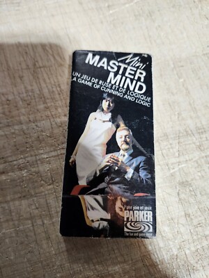 Vintage Parker Brothers Mini Master Mind Pocket Edition Game Used
