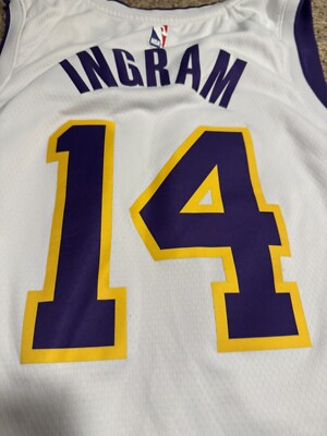 Los Angeles Lakers Nike Men's XL Brandon Ingram #14 White NBA