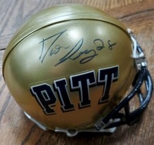 Autographed Pittsburgh Pitt Panthers Dion Lewis Football Mini Helmet JSA NCAA