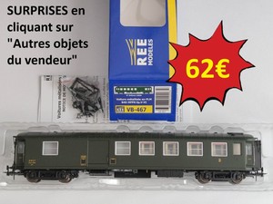 Fourgon Postal SNCF REE Ho – Époque 3 – Sans Boîte – Occasion