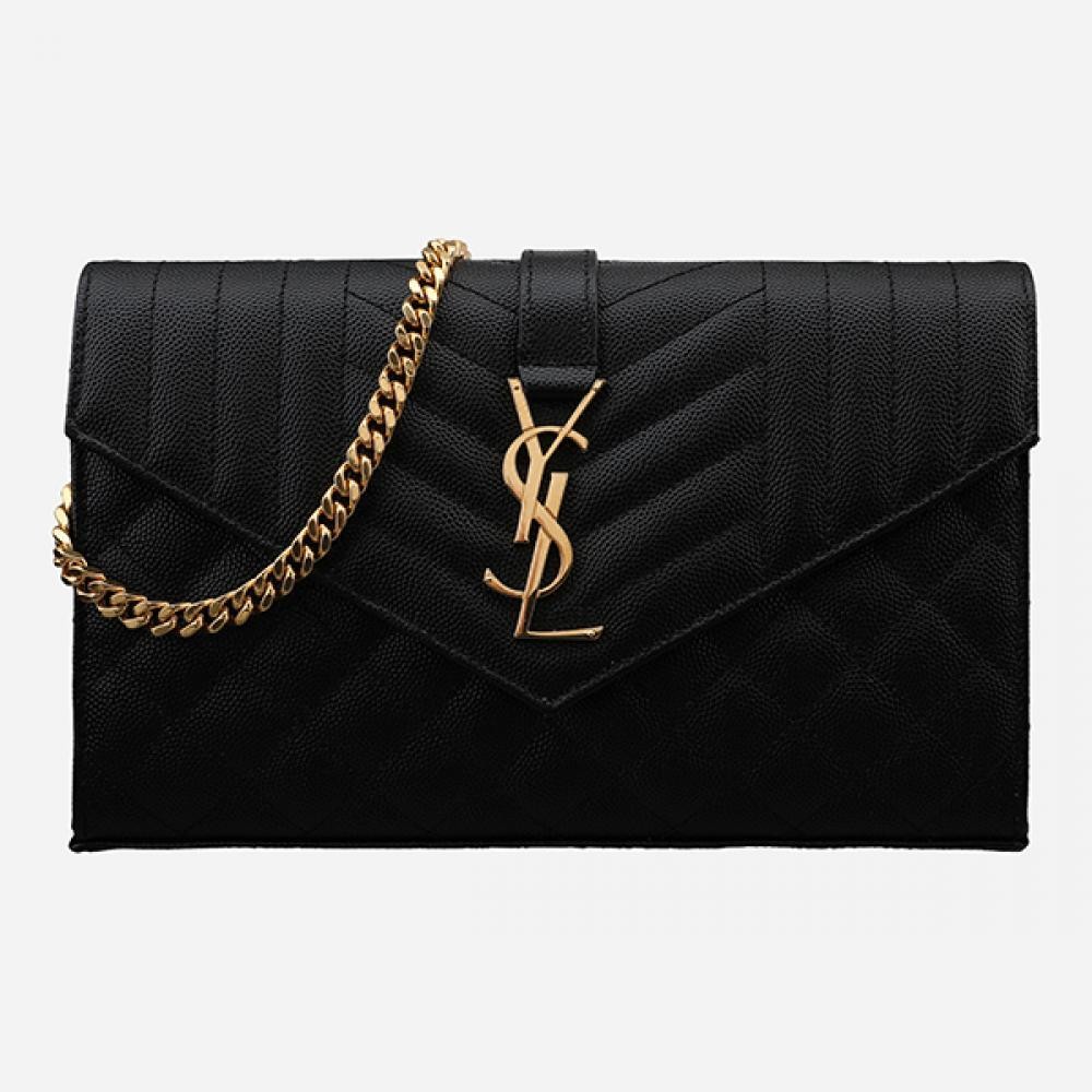 Borsa a tracolla Saint Laurent 5S Monogram Mix Matelassé Catena 620280 BOW91 1000