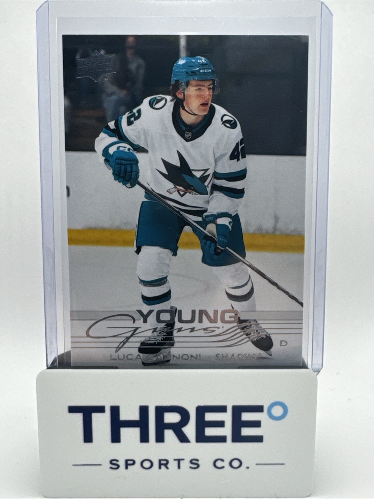 2025-26 Upper Deck Series 1 - Young Guns Luca Cagnoni #213 (RC)