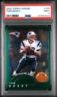 2002 Topps Chrome TOM BRADY PSA 9 MINT  #150 Weekly Wrap Up New England Patriots