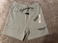 NEW Fear of God Essentials Shorts Dark Oatmeal Size Small 100% Authentic ✅
