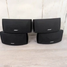 Lot Of 4 Bose AV3-2-1 Media Center Series II 4-Pin Satellite Speakers Black