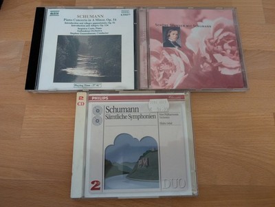 3 CD´s von Schumann / Sämtliche Symphonien / Schöne Stunden mit Schumann / Piano
