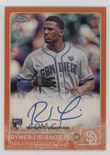 2015 Topps Chrome Rookie Orange Refractor 5/25 Rymer Liriano #AR-RL Auto 0c2