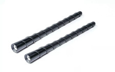 7" 2-pack Short Black Spiral AM/FM/XM/CB Mast Radio Antennas for HARLEY-DAVIDSON