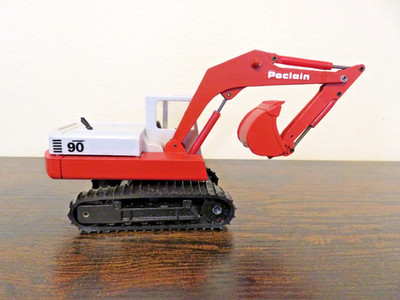 Poclain 90  Excavator 1:50 Scale Diecast Model Conrad #2895 West Germany  NOB